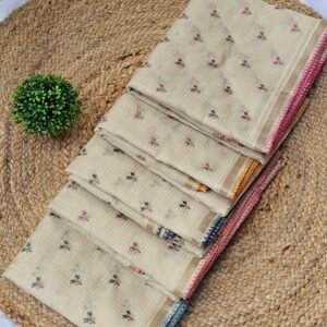 NetKota Embroidery Stripes Blouse