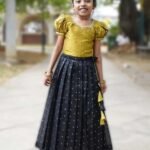 Pattupavada Set | Handwork Crop Top | Prebook