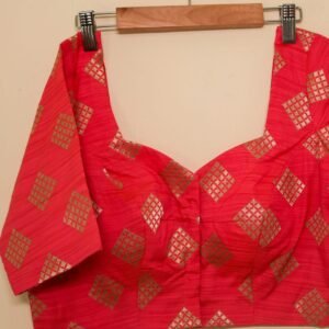 Brocade silk blouse